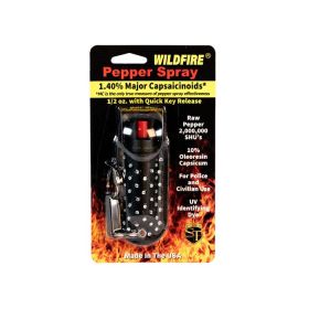 WildFire 1.4% MC 1/2 oz Halo Rhinestone Holster (Options: Black)